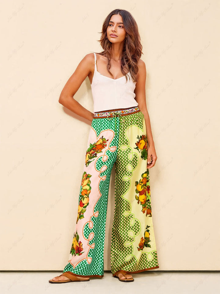 Multicolor Print Lemon Hose