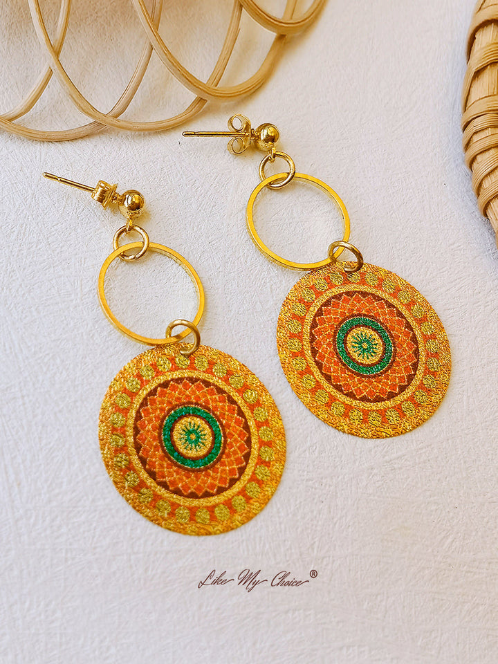 Boucles d'oreilles ethniques Boho