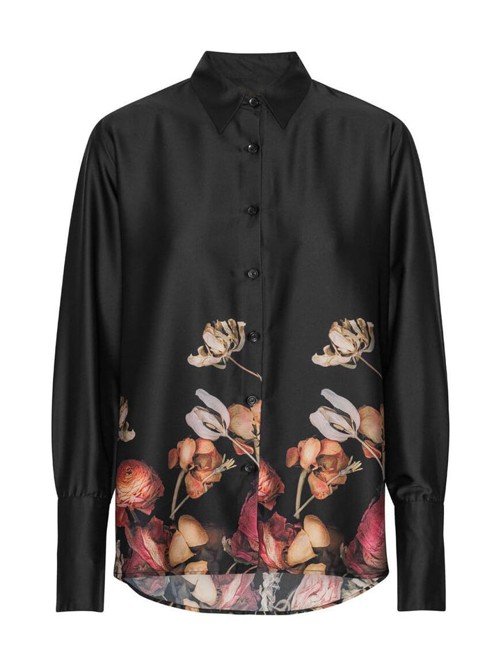 Prachtig los shirt met bloemenprint