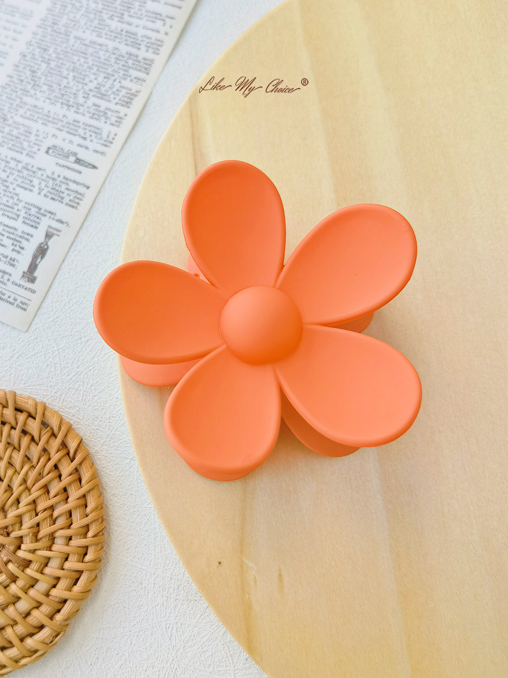 Barrette à cheveux marguerite