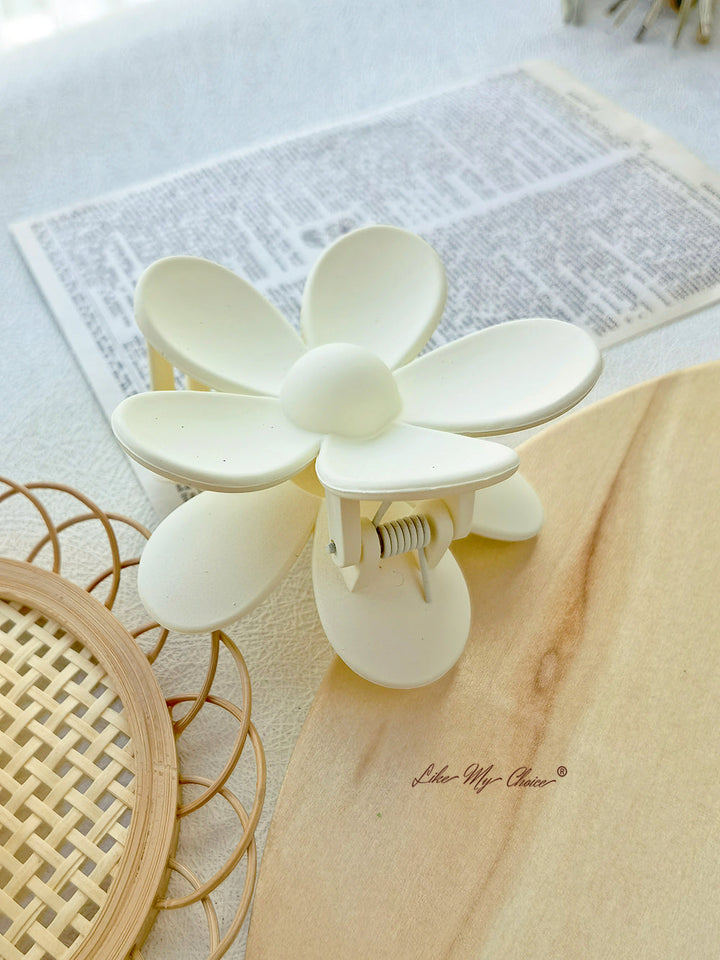 Barrette à cheveux marguerite