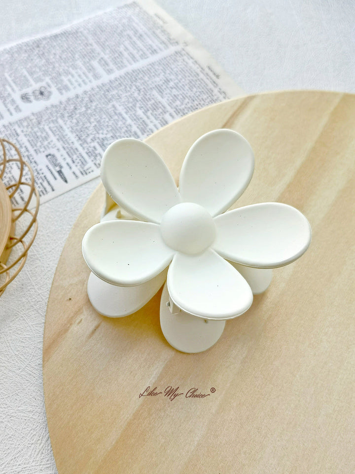 Barrette à cheveux marguerite