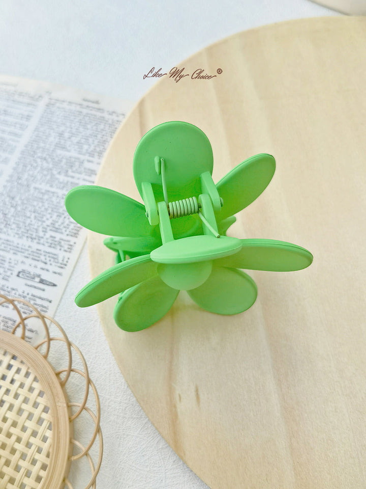 Barrette à cheveux marguerite