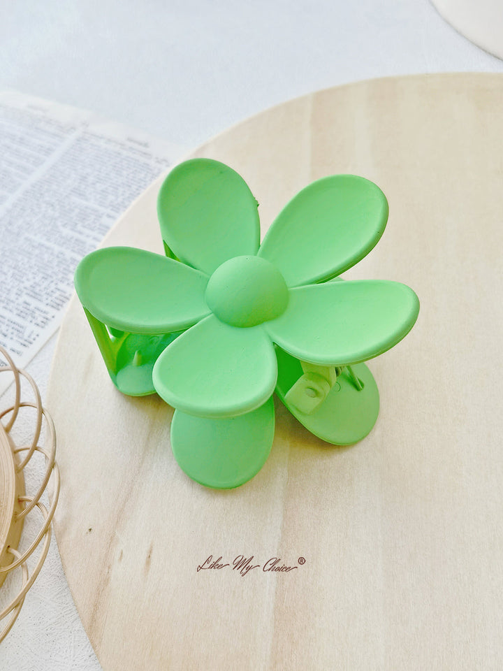 Barrette à cheveux marguerite