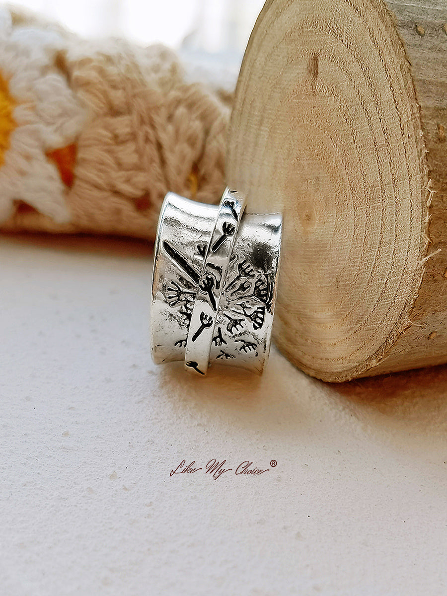 Cincin Dandelion Antik