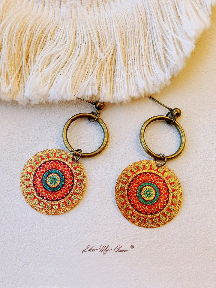 Boucles d'oreilles ethniques Boho