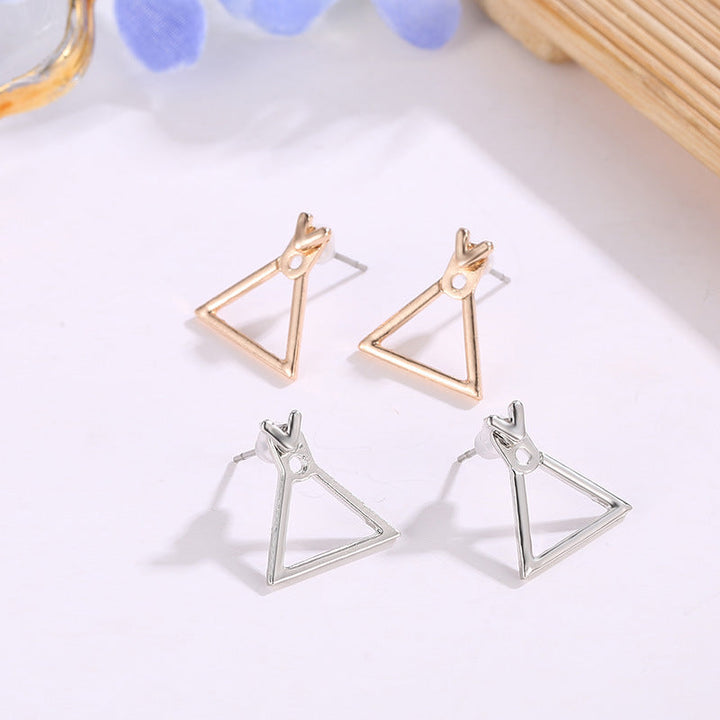 Boucles d'oreilles carrées tendance sans nickel