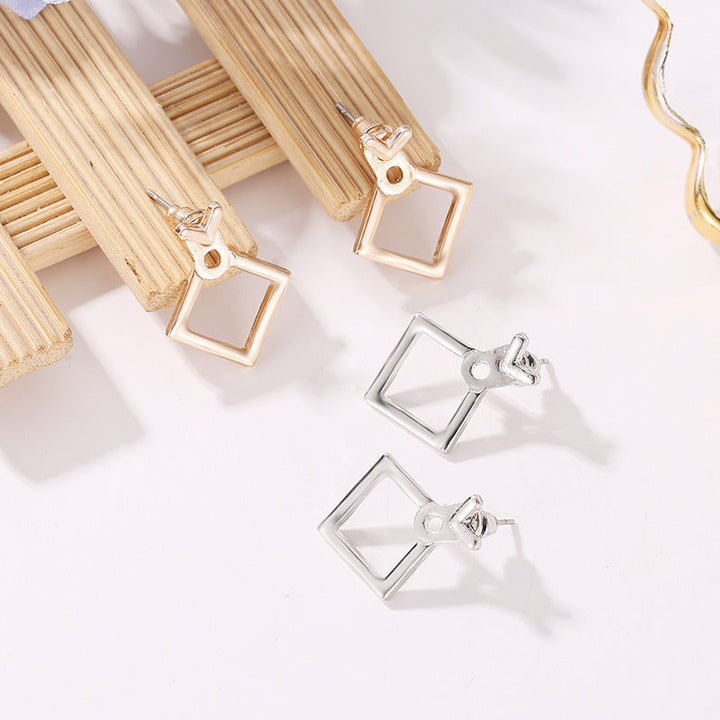 Trendy Cute Nickel Free Square Stud øreringe