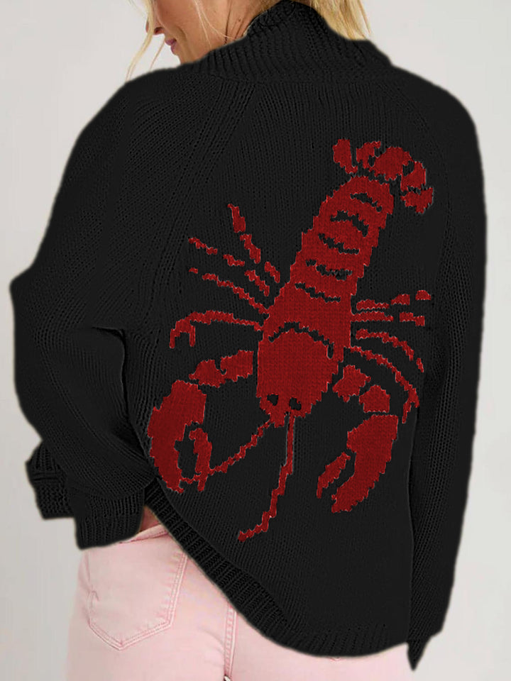 Exquisite Lobster Cardigan Tröja Jacka