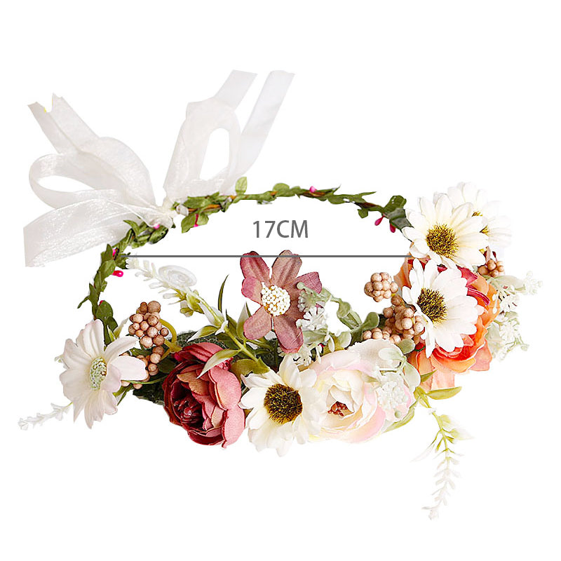 Couronne de fleurs pour mariage boho