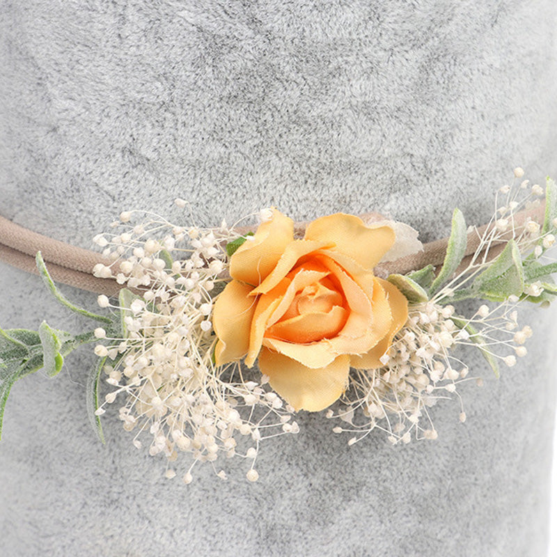 Couronne de fleurs pour bébé