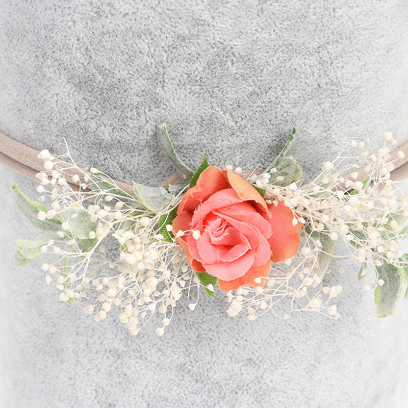 Couronne de fleurs pour bébé