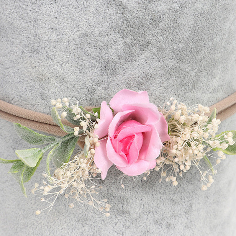 Couronne de fleurs pour bébé