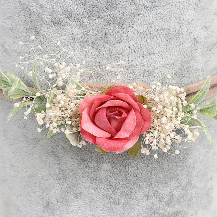 Couronne de fleurs pour bébé