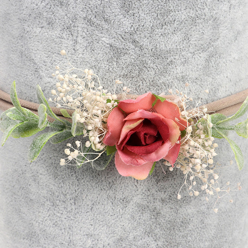 Couronne de fleurs pour bébé