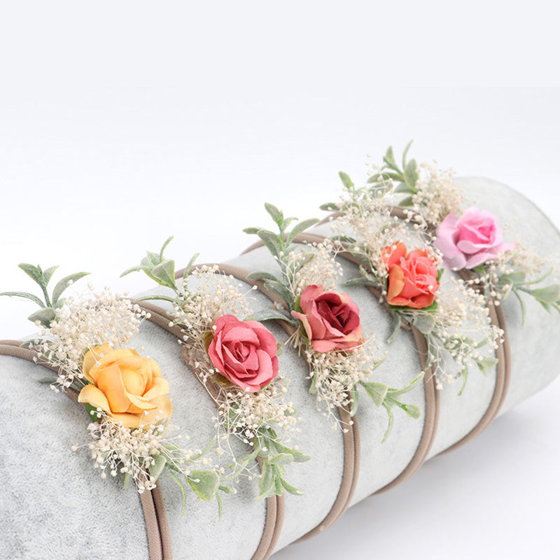 Couronne de fleurs pour bébé