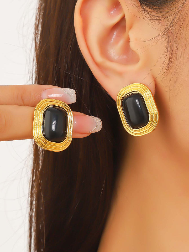 Retro Geometric Niche Luxury Earrings