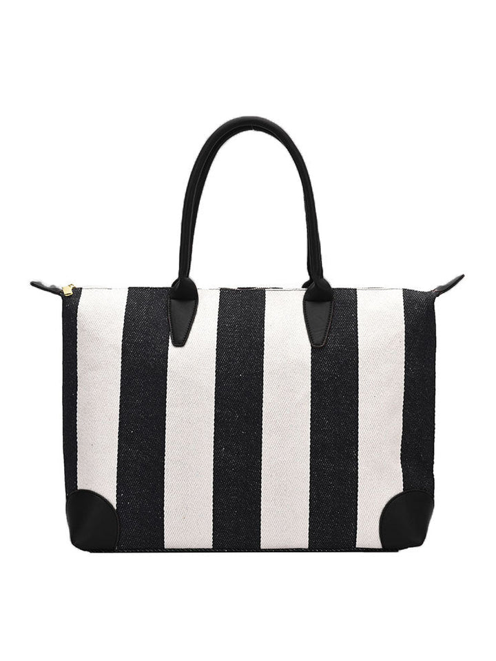 Moda Striped Commuter Tote sac