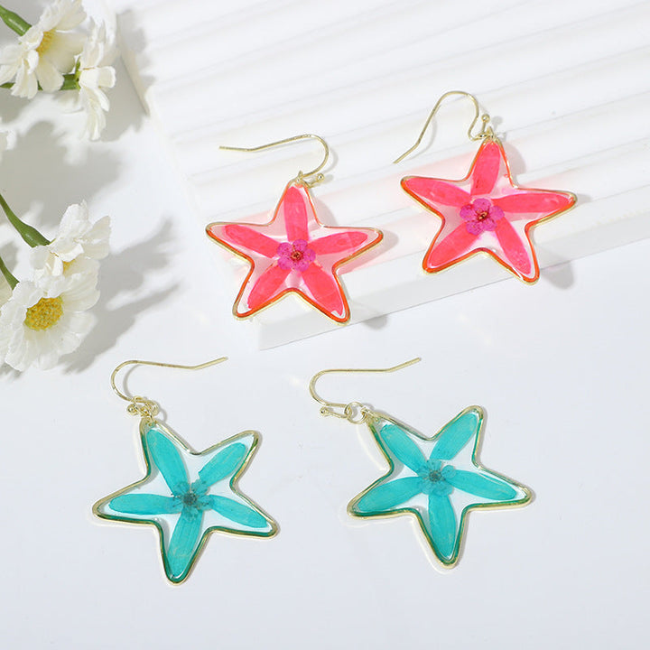 Pendientes de estrella de mar inspirados en el océano - Adopte la tendencia