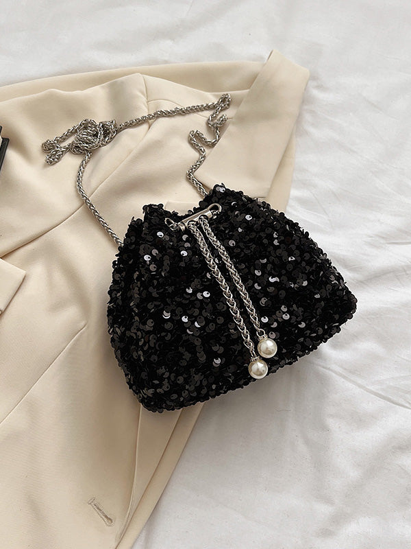 Fashionable And Personalized Sequined Evening Bag