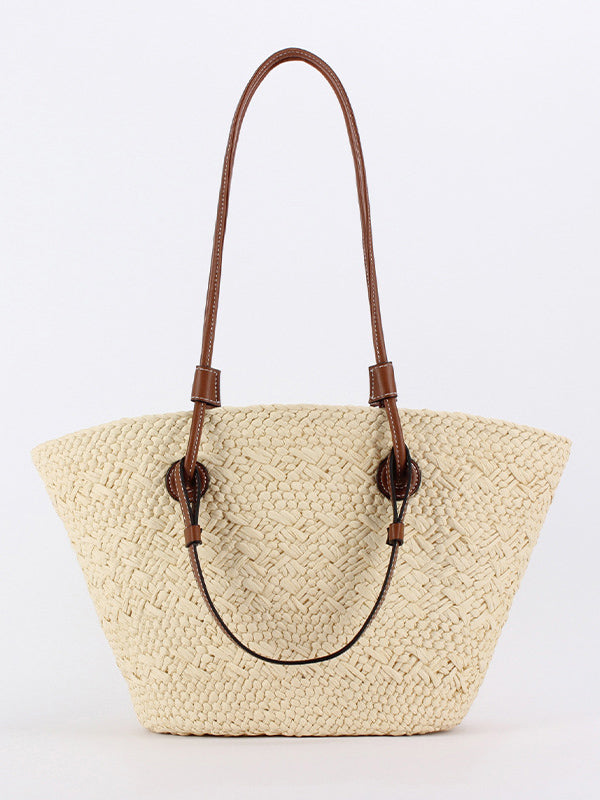 Personalità casual Moda Borsa Tote in paglia