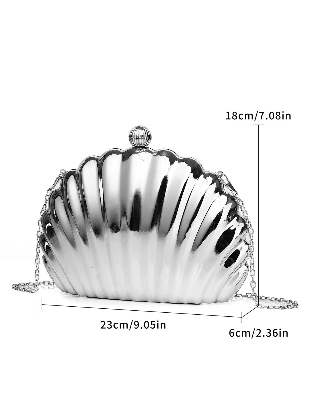 Metal Shell ambreiaj partid sac de seară