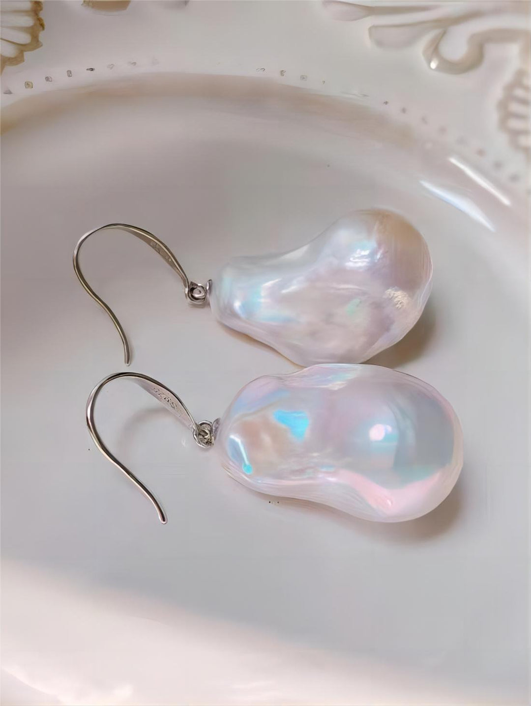 Boucles d'oreilles perles baroques