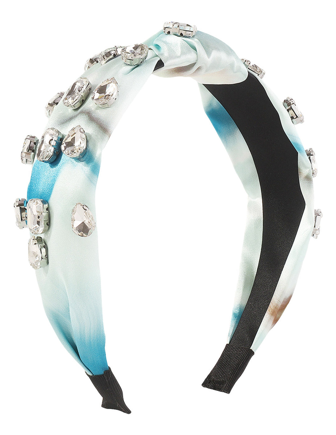 Verknotetes Tie-Dye Strass-Stirnband