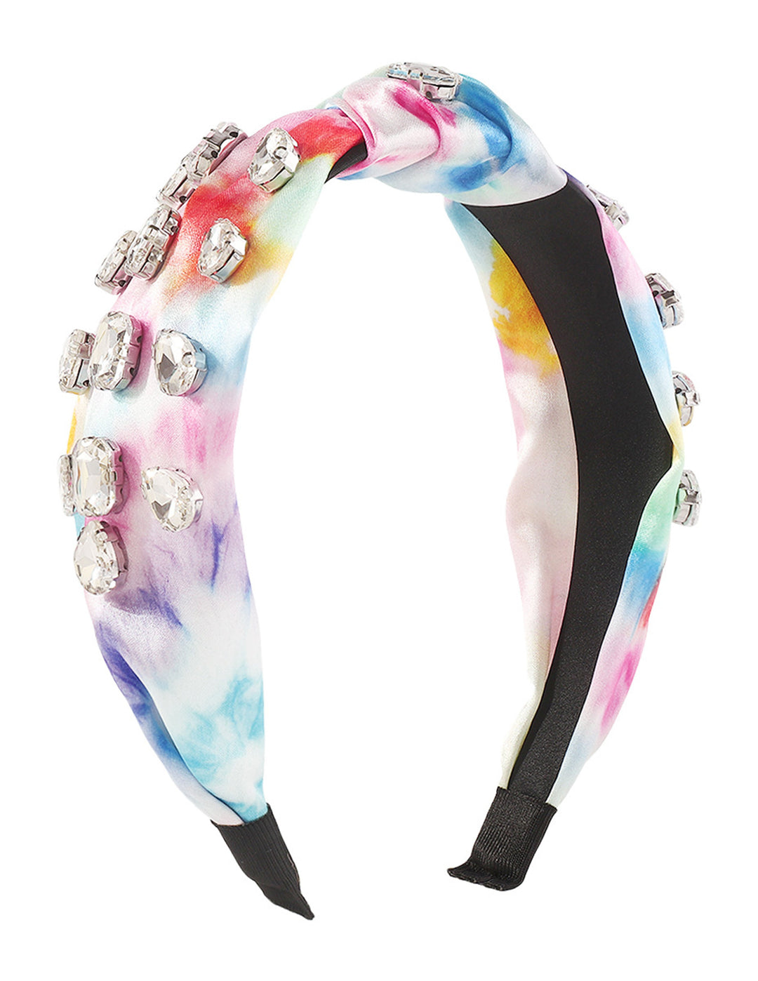 Verknotetes Tie-Dye Strass-Stirnband