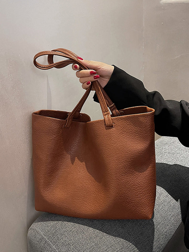 High-End Soft-Sided Large Shoulder Tote Bag