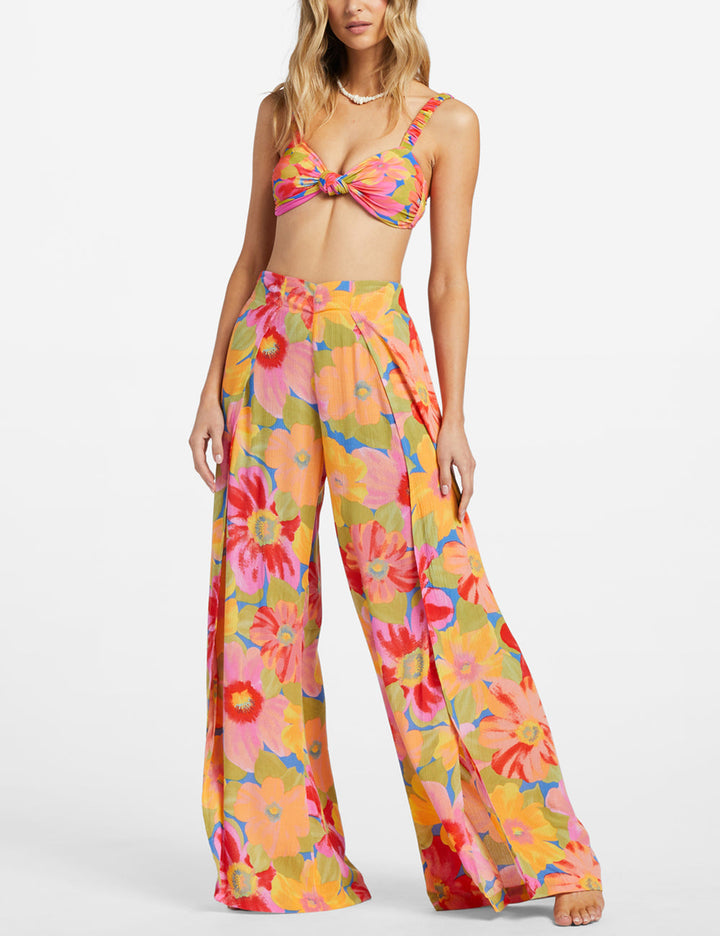 Split Spirit Bloemen Broek