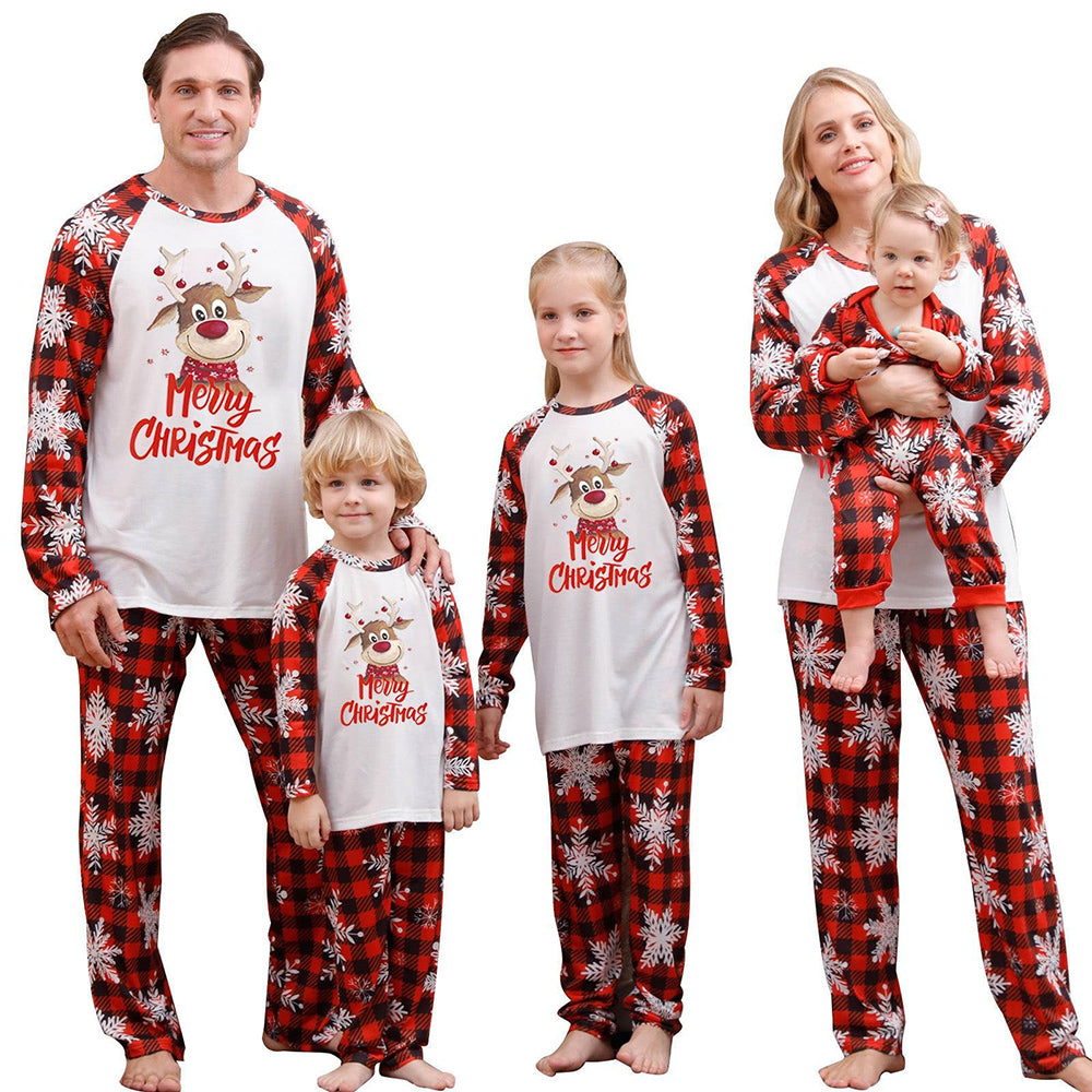 Joyeux Noël - Père Noël et sapin - Pyjama familial assorti