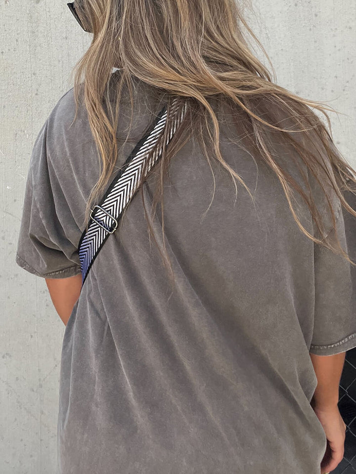 Tassel Crossbody Belt Bag med nitar