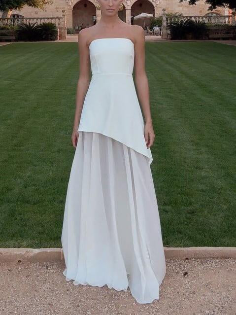 Elegant And Stylish Chiffon Slit Maxi Dress