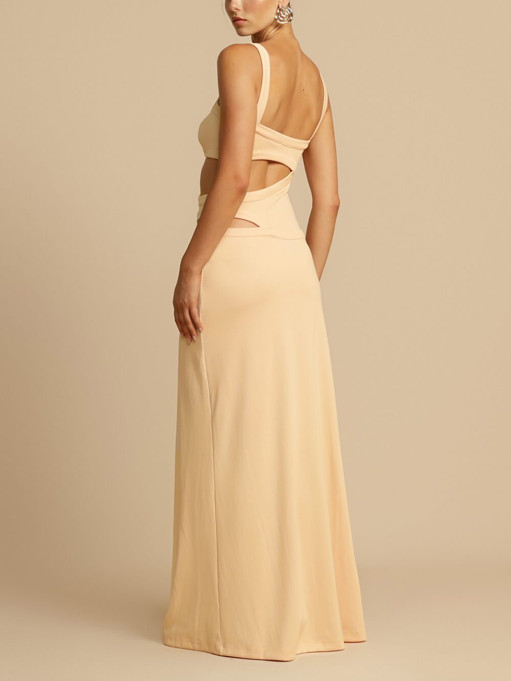 Elegant Backless Halter Dress