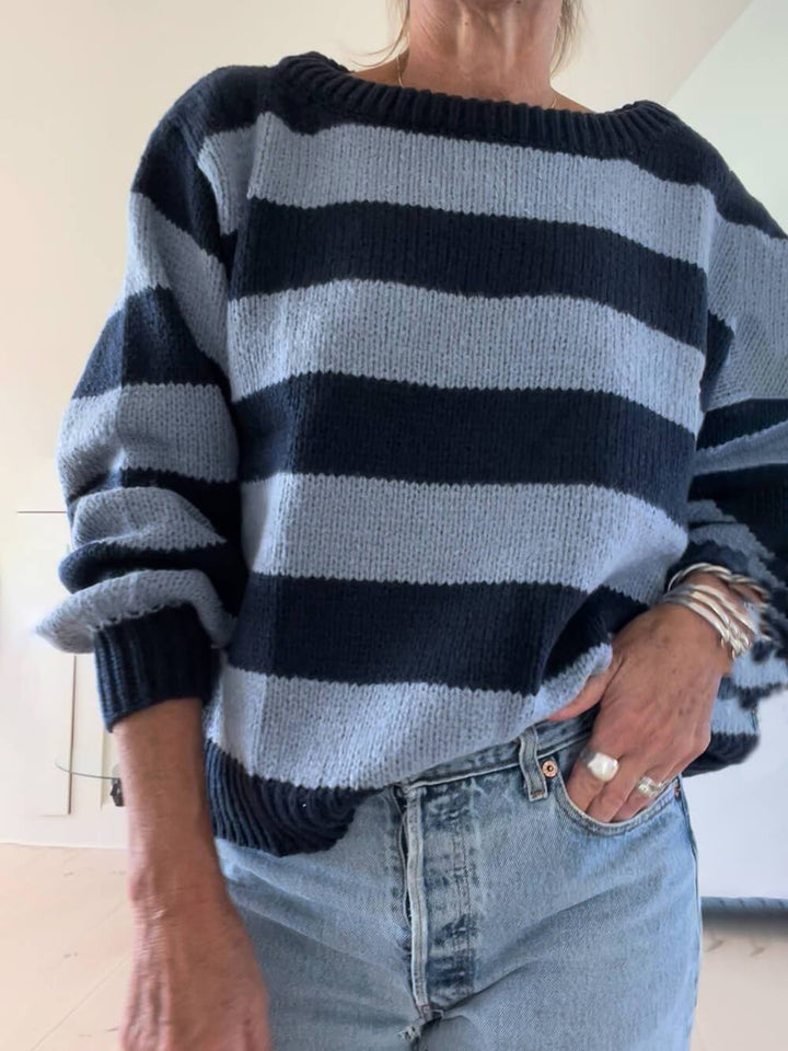 Classic Light Rugby Stripe Sweater