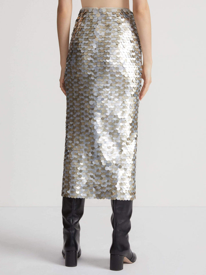 Elegant And Stylish Sequin Pencil Skirt