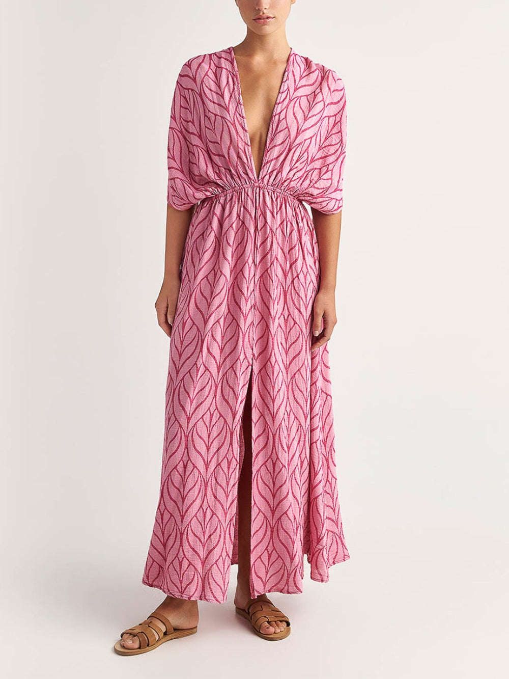 Bedrukte vakantie Maxi Dress