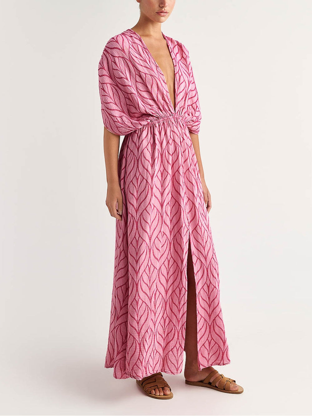 Bedrukte vakantie Maxi Dress