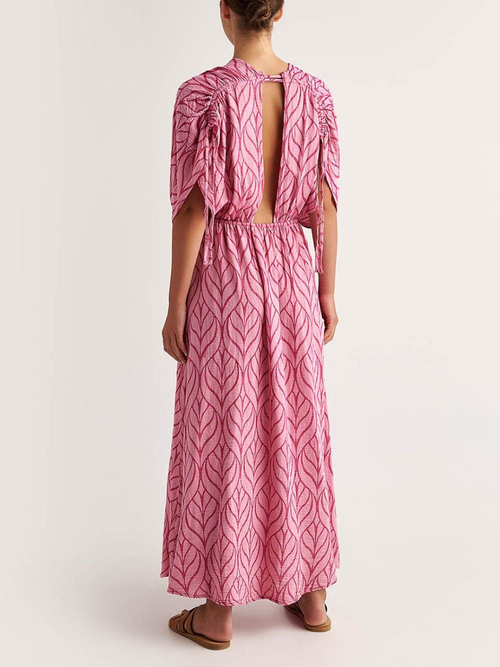 Bedrukte vakantie Maxi Dress