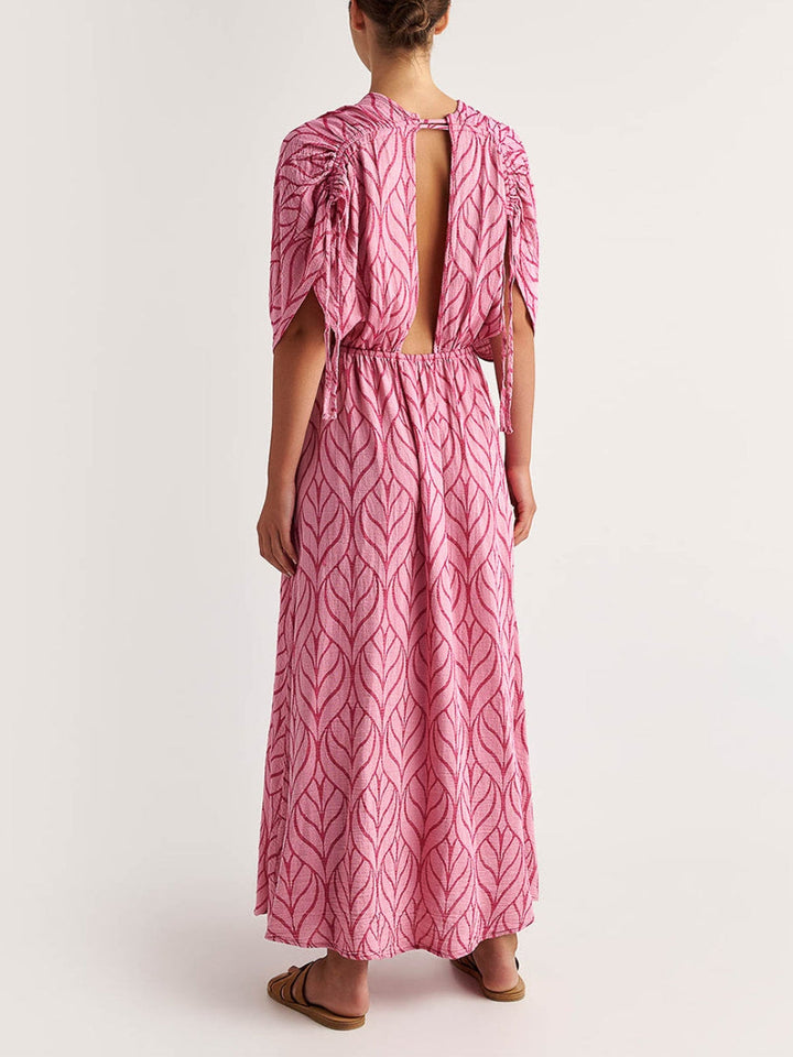 Bedrukte vakantie Maxi Dress