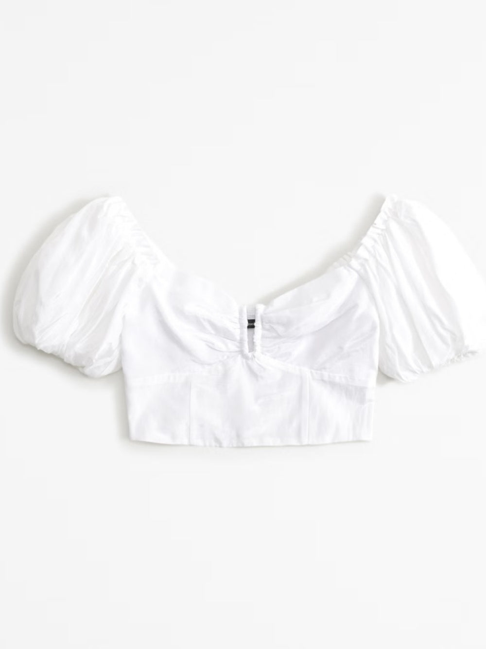 Drama Puffärmel Sweetheart Top