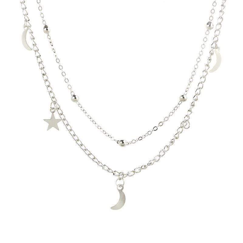 Star & Moon Multi Layer-halsband